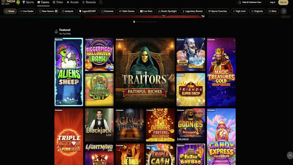 BetMGM games