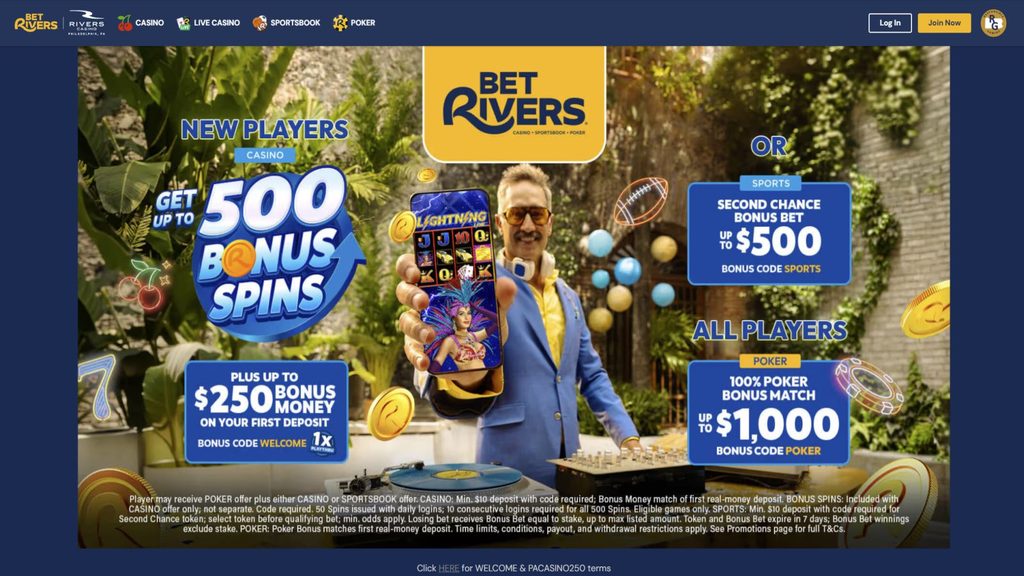 BetRivers welcome bonus