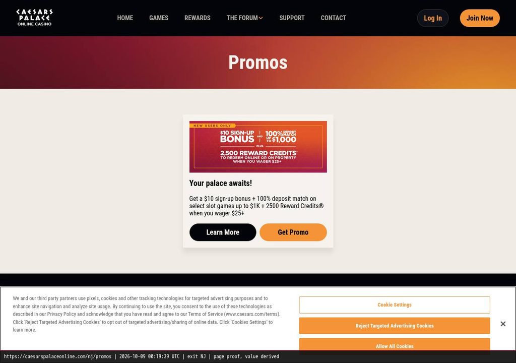 Caesars Promos
