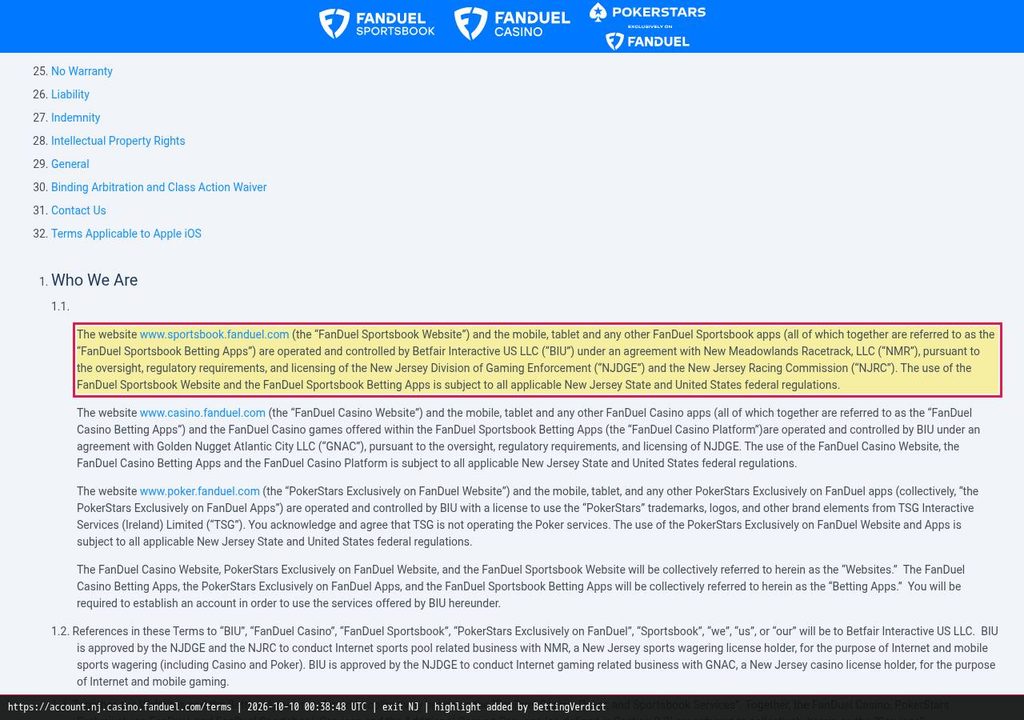 FanDuel casino owner