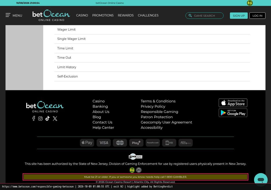 Ocean helpline