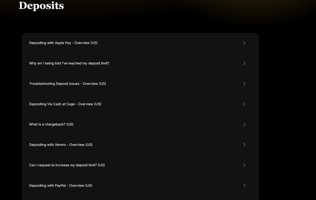 Golden Nugget deposits